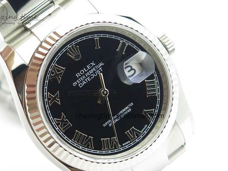 MiroTime 0501 Functional DateJust 36mm SS 116234 ARF 1:1 Best Edition Black Roman Dial On 904L SS Oyster Bracelet SA 3570